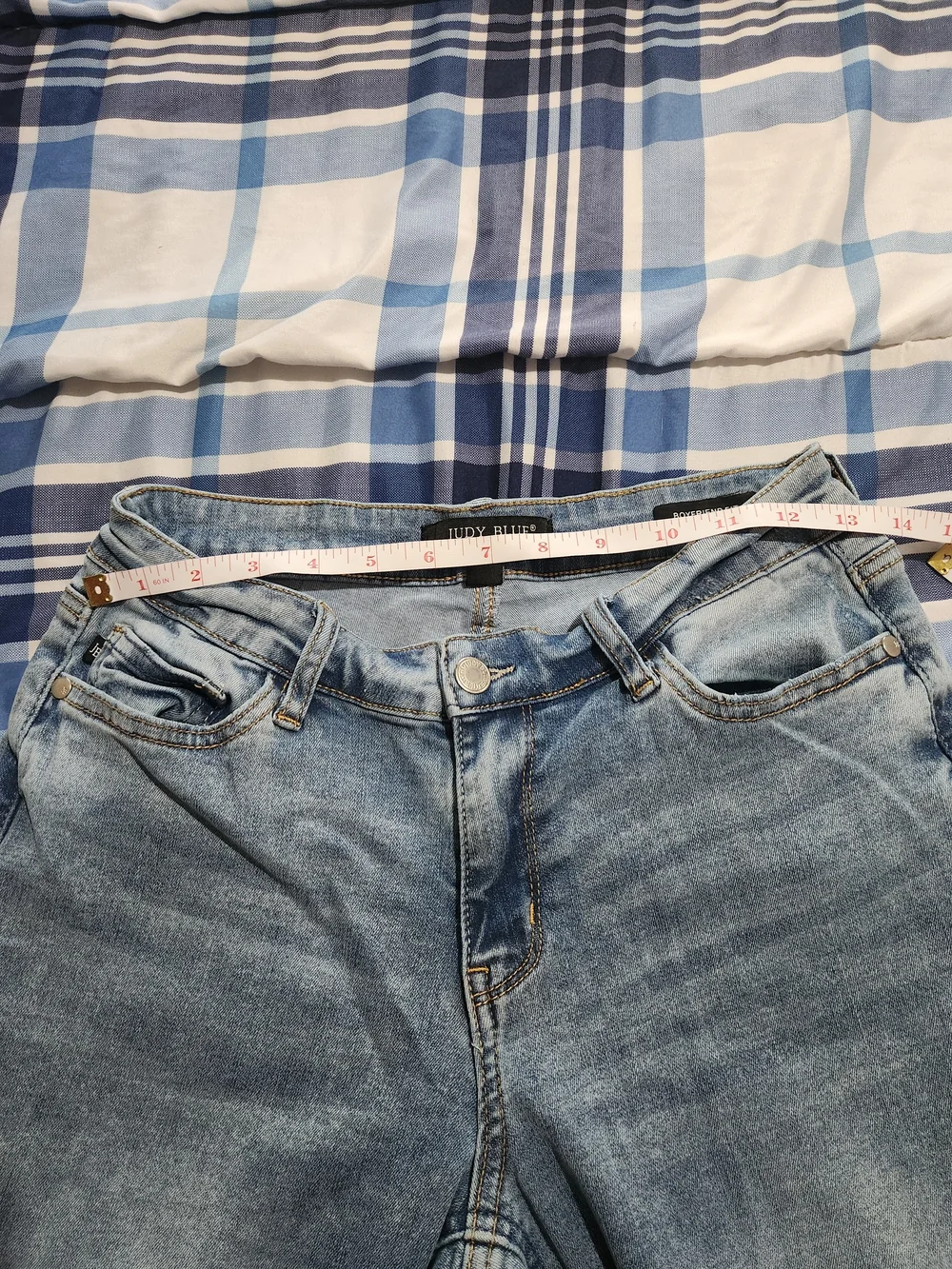 Judy Blue Boyfriend Fit Light Wash High-Rise Jeans